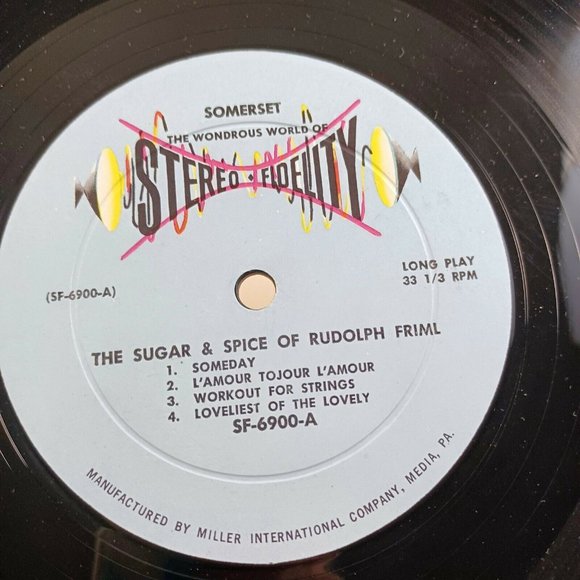 101 Strings Play The Sugar/Spice Of Rudolf Friml Vinyl 50s *MIN WEAR - Picture 8 of 14